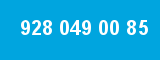 928 049 00 85